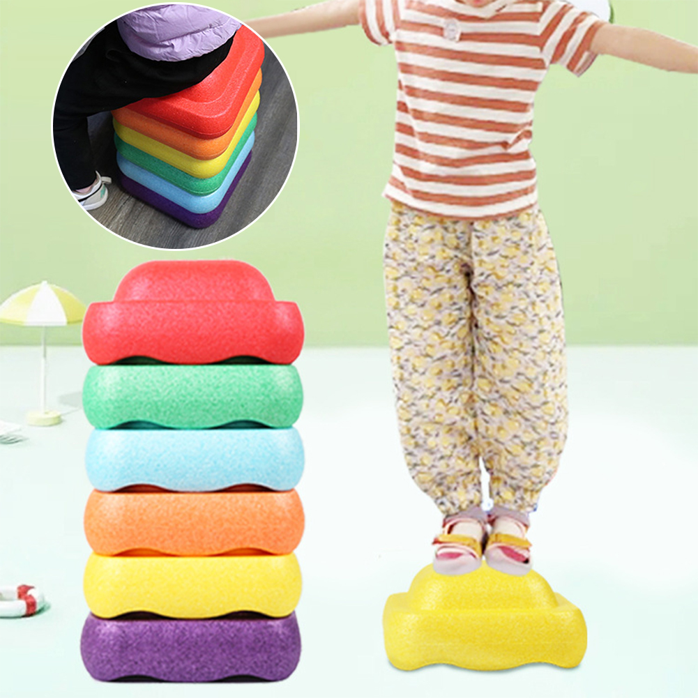 Kids Toys Deals - Pierres d'équilibre multicolores 6 couleurs pour