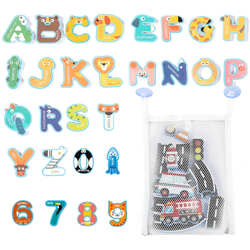 Bath Letter Number Foam - Jouets de bain pour bébé, jouet