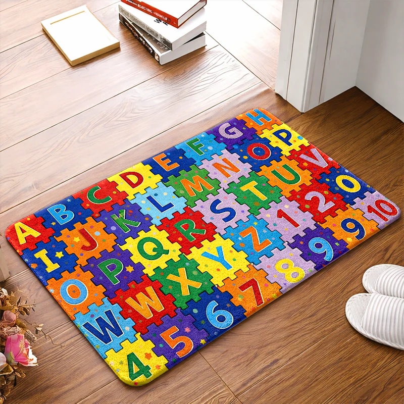 Bath Letter Number Foam - 1 tapis de jeu éducatif avec