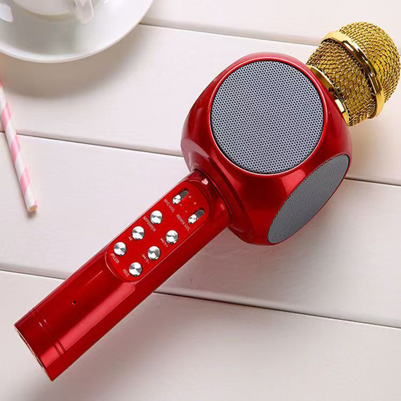 Kids Microphone Karaoke - WS1816 Microphone karaoké sans fil pour