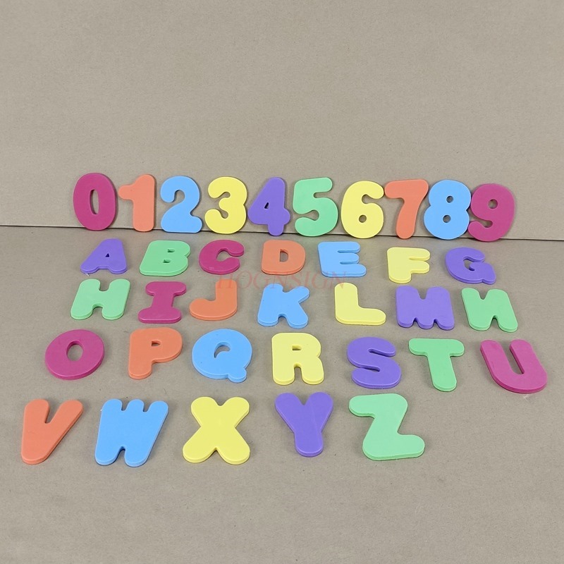 Bath Letter Number Foam - 36 pièces/ensemble bébé enfants jouet éducatif