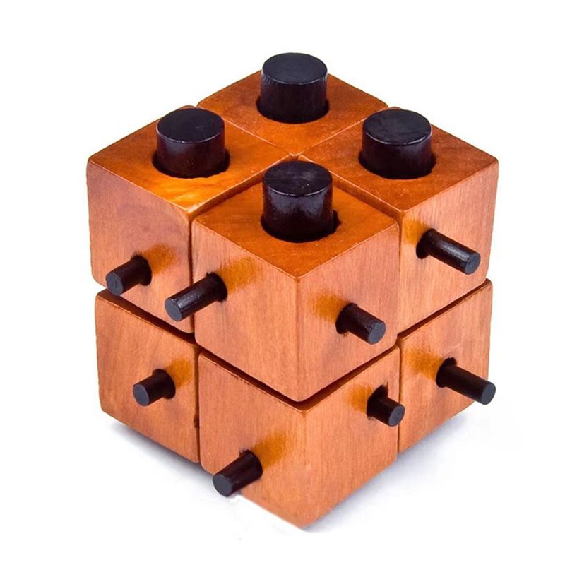 Wooden Puzzle Kids - Casse-têtes en bois : jeu d'interverrouillage