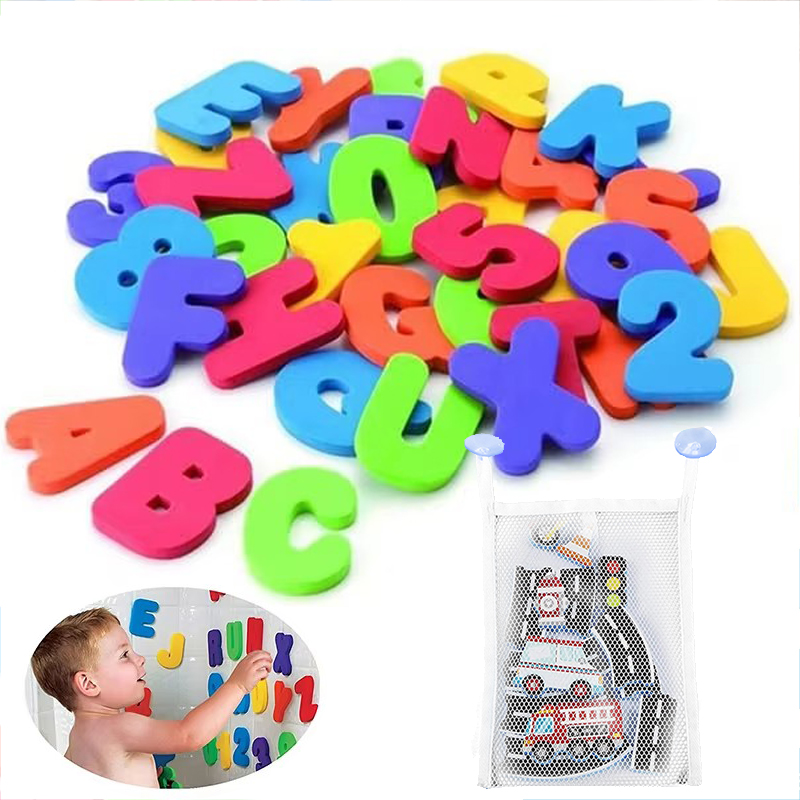 Bath Letter Number Foam - Jouets de bain pour enfants, jouet