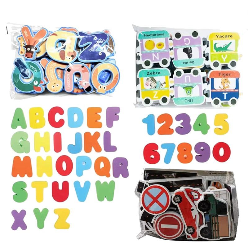 Bath Letter Number Foam - Jouets de bain pour bébé, Puzzle