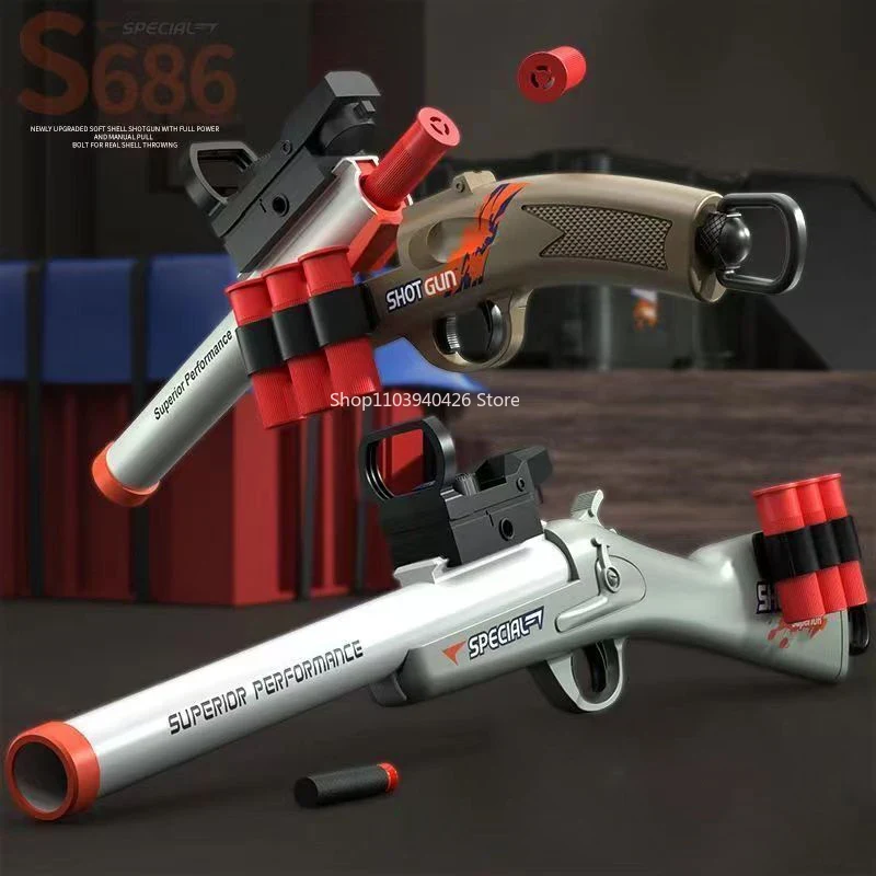 Foam Dart Gun - S686 Pistolet Lanceur de Billes Souples