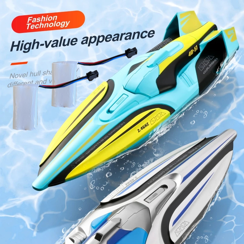 Kids Toys Deals - Bateau de course télécommandé à grande