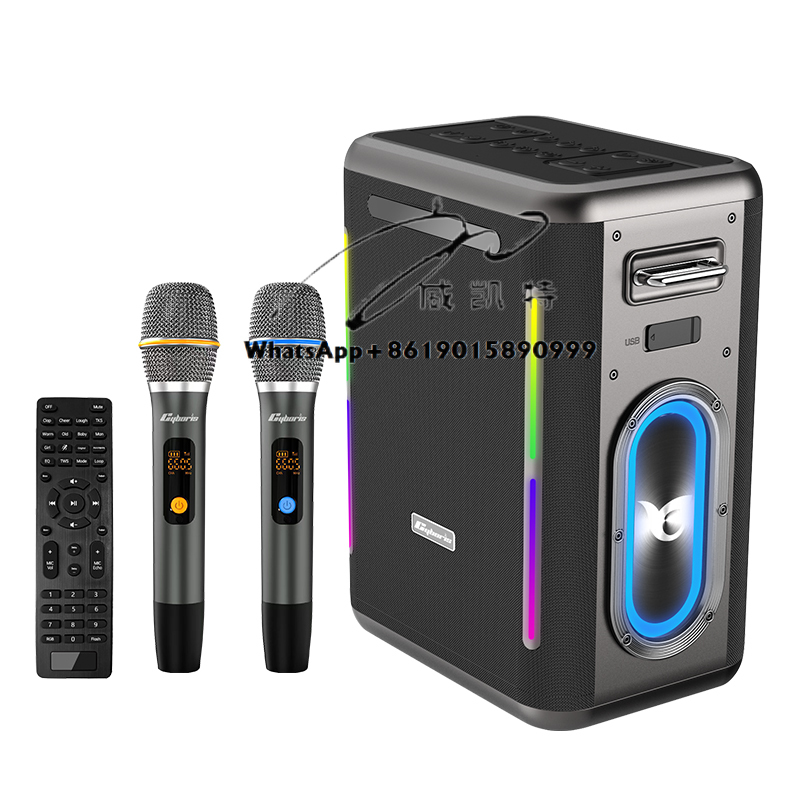 Kids Microphone Karaoke - Machine de karaoké X15 400W, Boombox