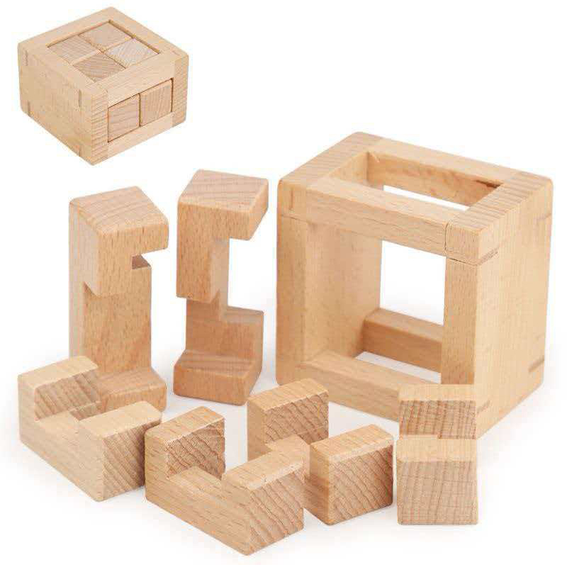 Wooden Puzzle Kids - Puzzles en bois YueYu II, casse-têtes