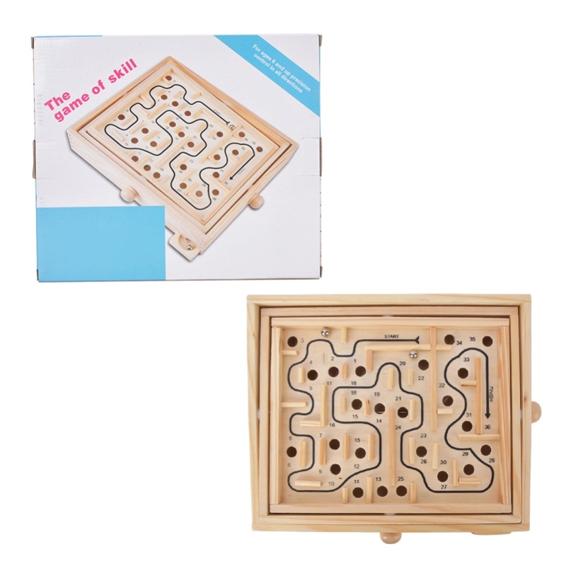 Wooden Puzzle Kids - Labyrinthe éducatif en bois pour enfant