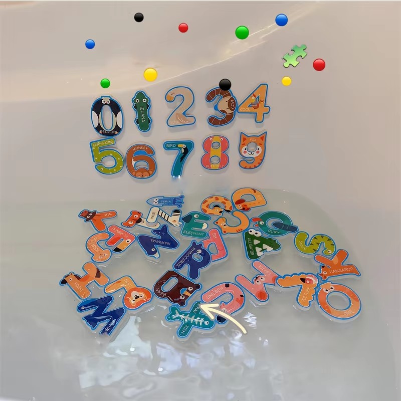 Jouets de bain pour bébé, joue - Bath Letter Number Foam avis et prix