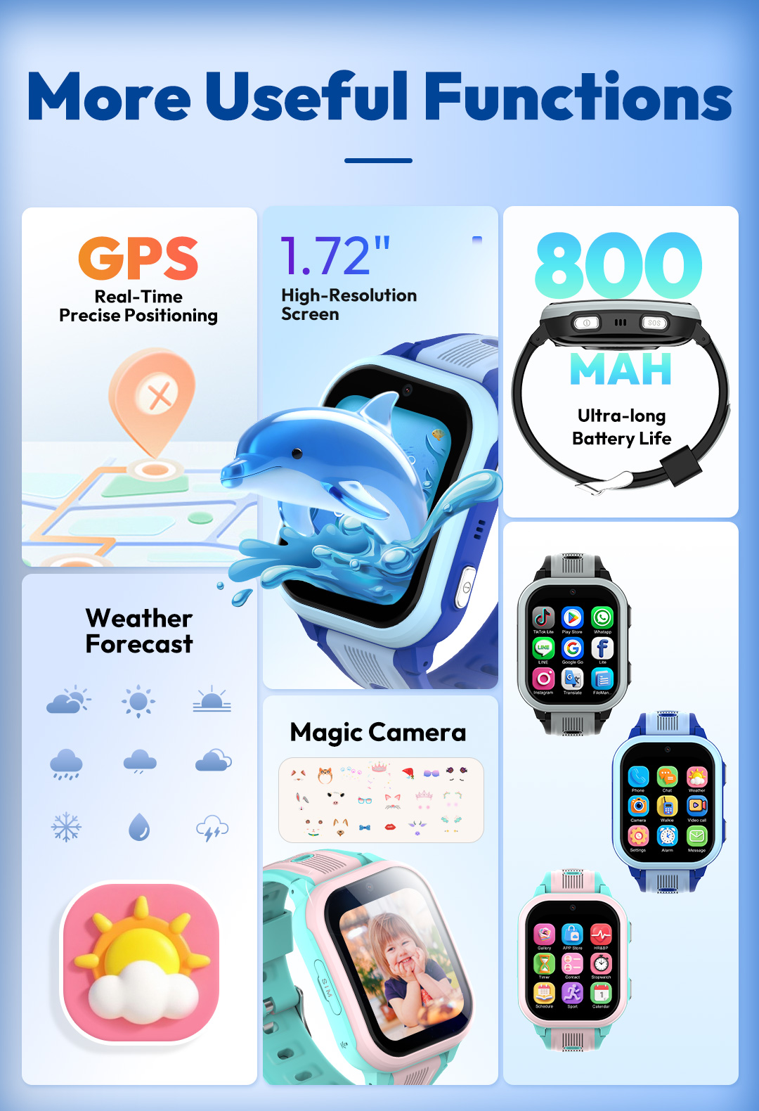 Montre connectée pour enfants  - Kids Smartwatch Gps avis et prix