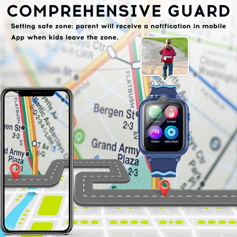 Montre connectée Yoateo pour e - Kids Smartwatch Gps avis et prix