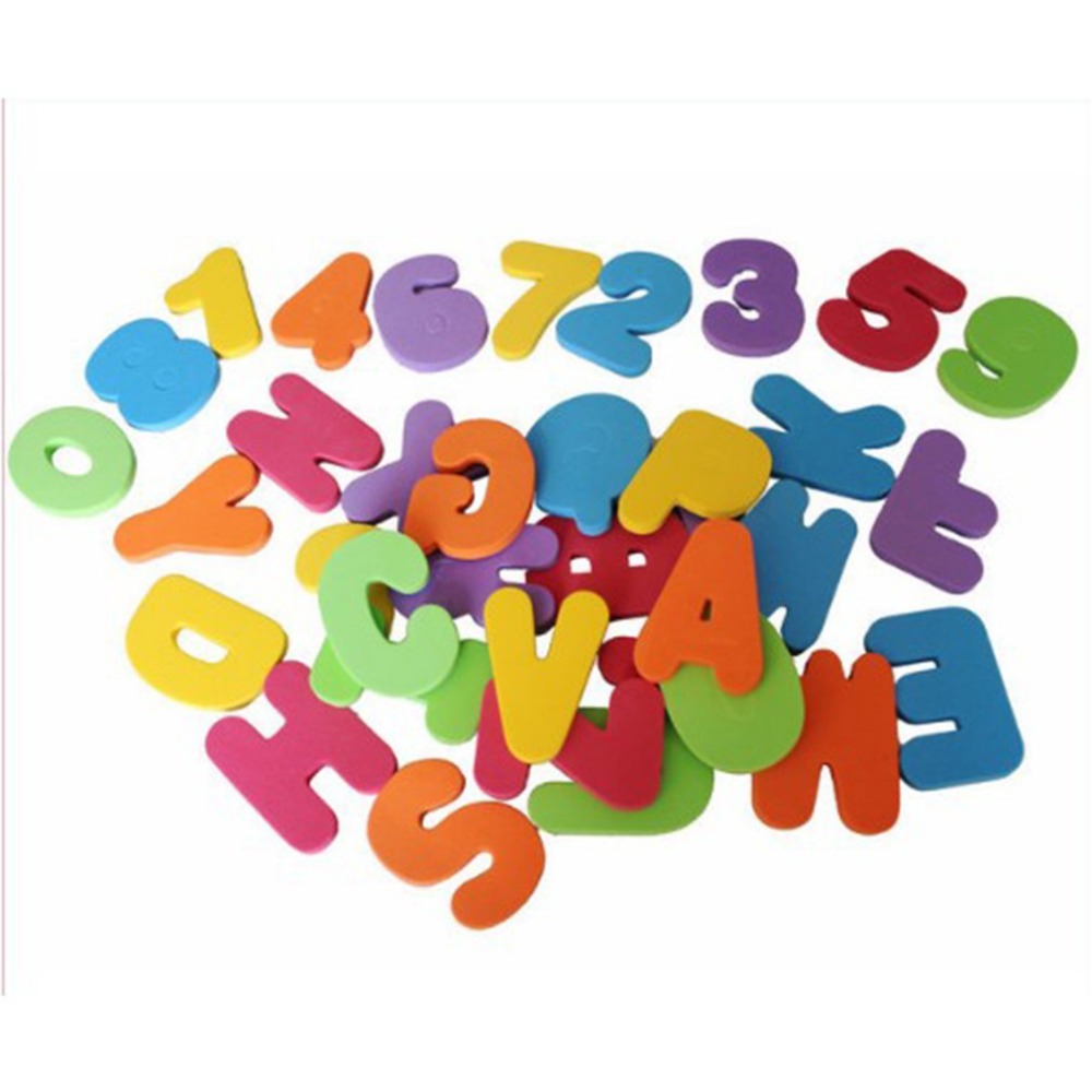 36 pièces autocollant jeu nata - Bath Letter Number Foam avis et prix