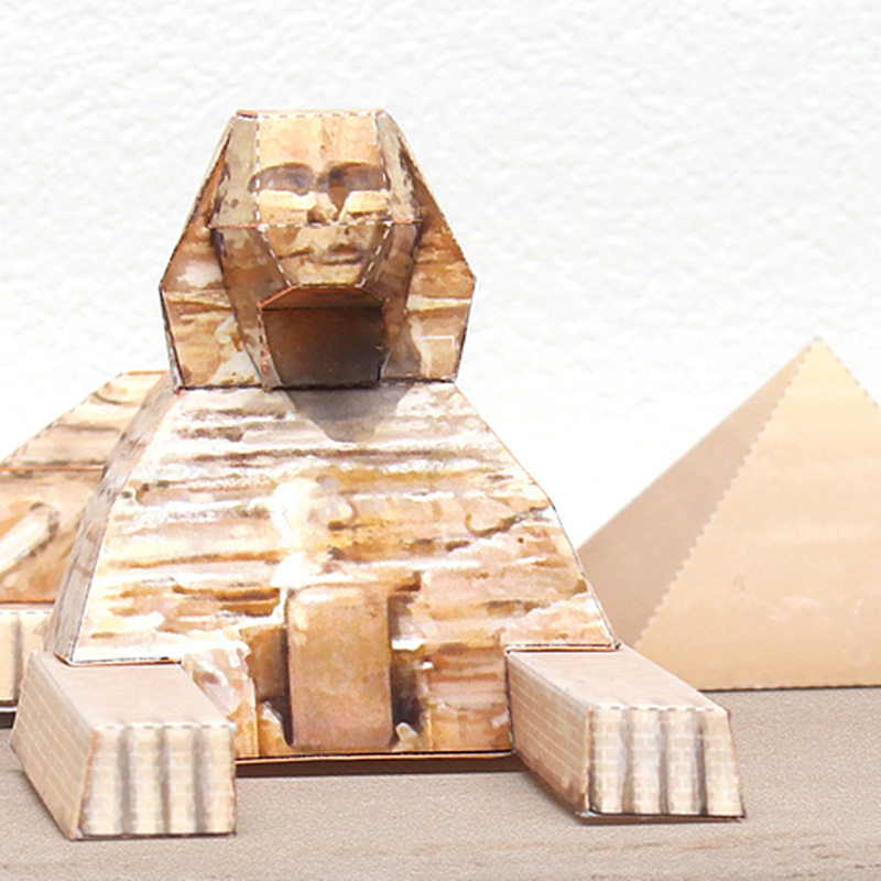 Pyramide de Sphinx en papier p - Kids Toys Egypt avis et prix
