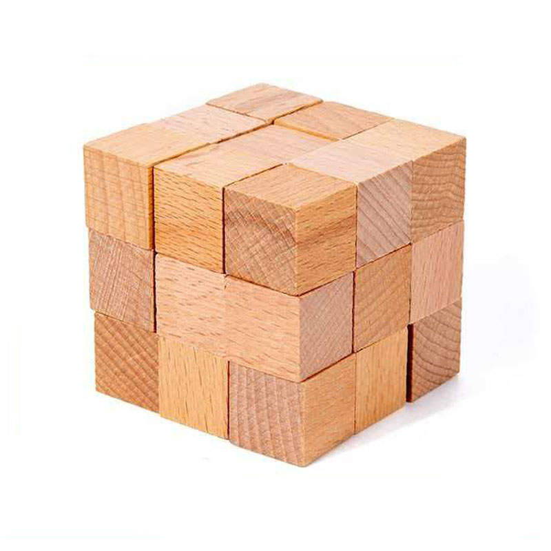 Casse-tête en bois Cube Serpen - Wooden Puzzle Kids avis et prix