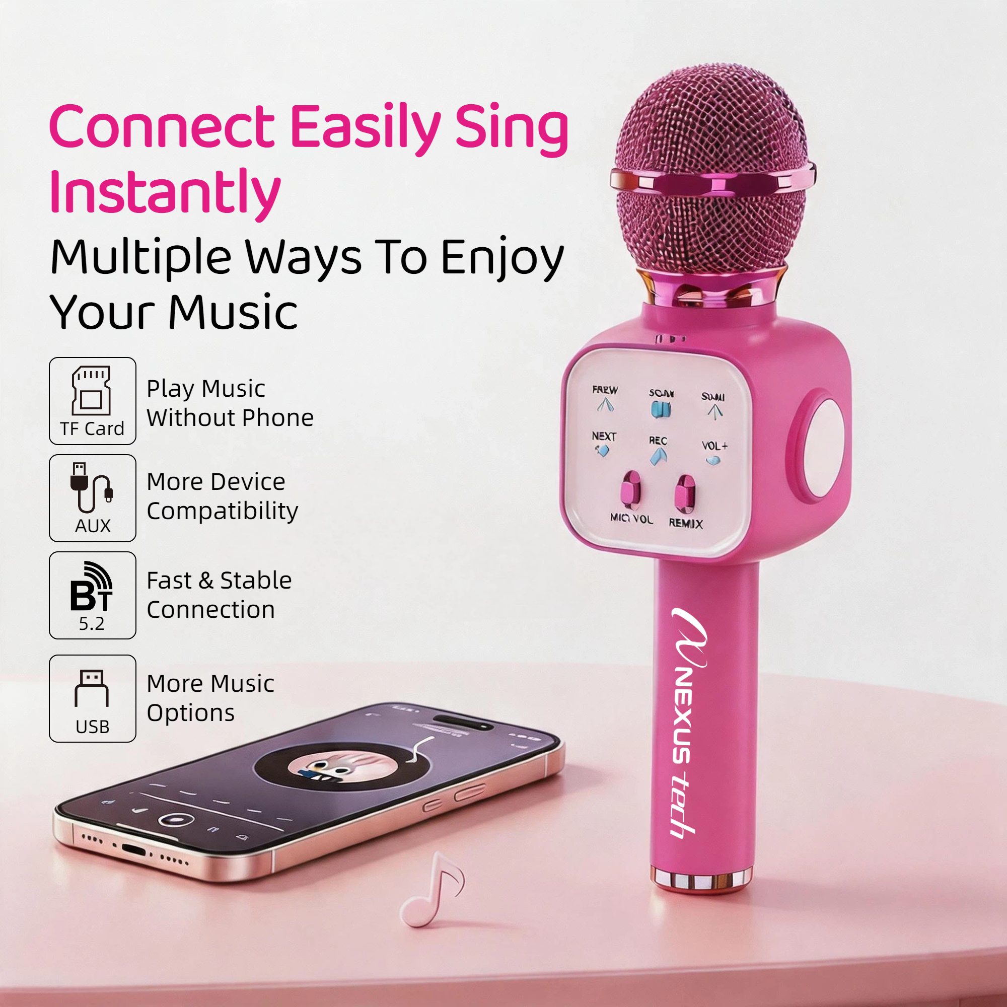 Microphone de karaoké sans fil - Kids Microphone Karaoke avis et prix
