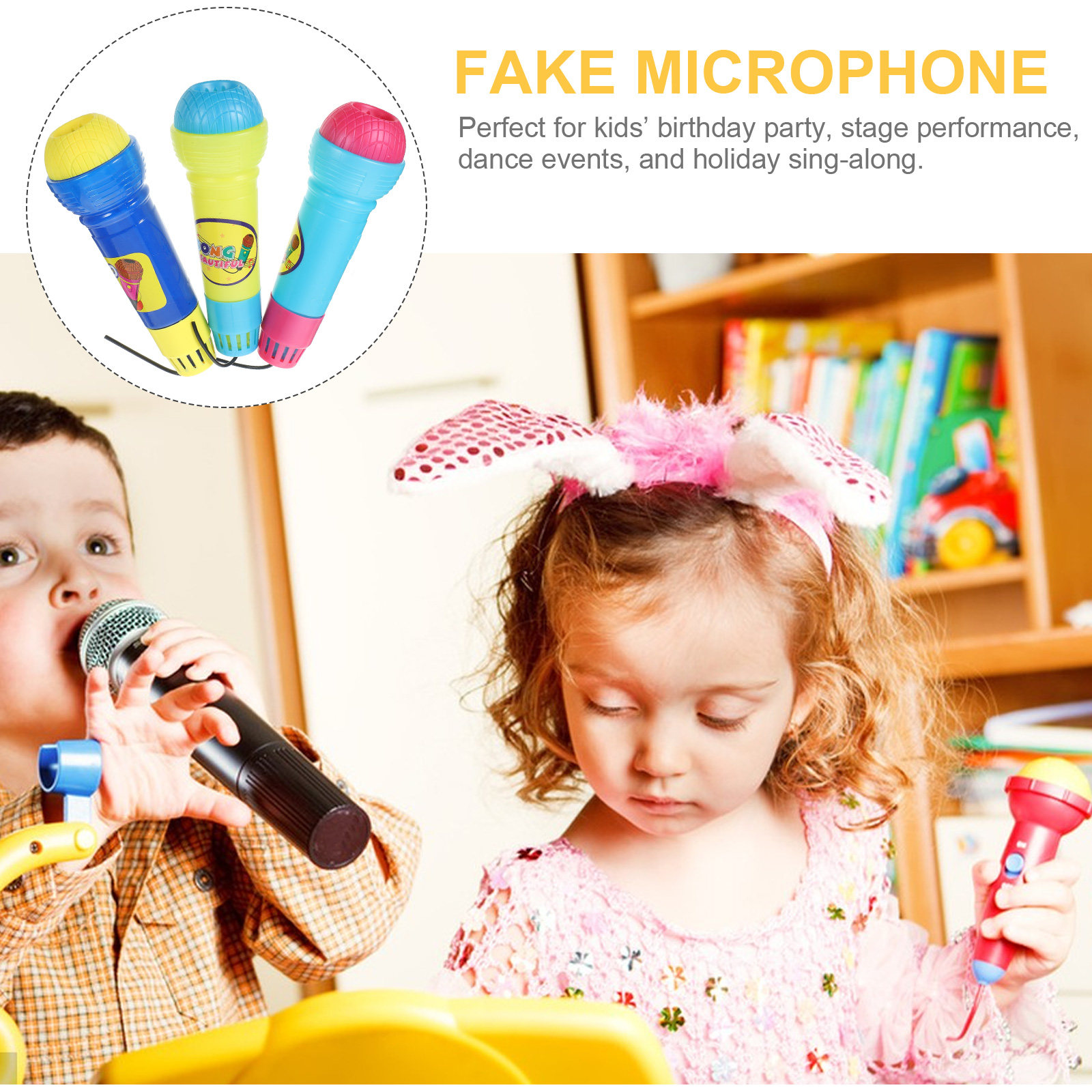 3 microphones factices légers  - Kids Microphone Karaoke avis et prix