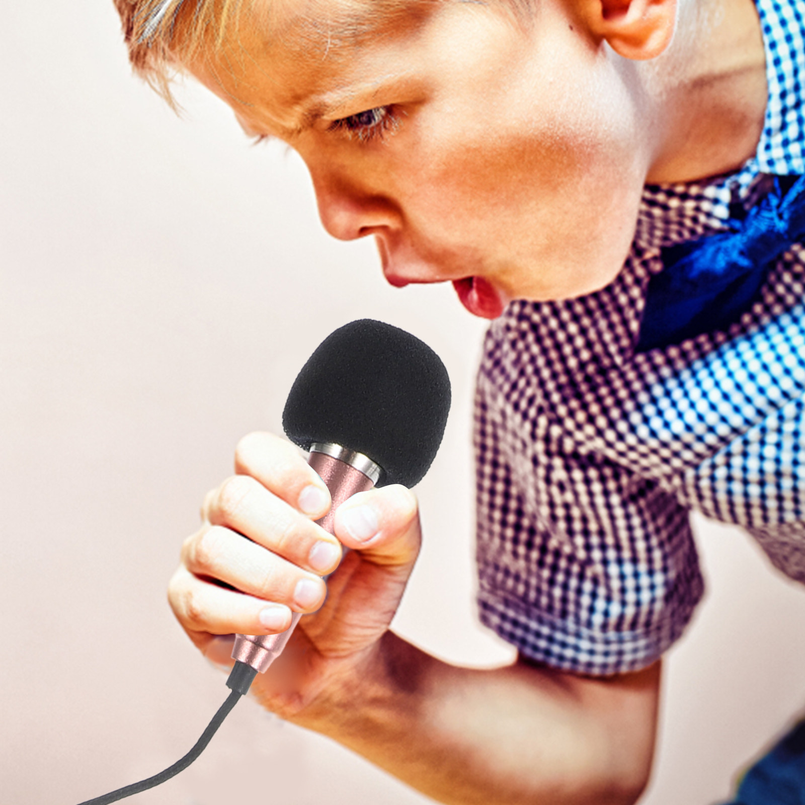 2 microphones miniatures, robu - Kids Microphone Karaoke avis et prix