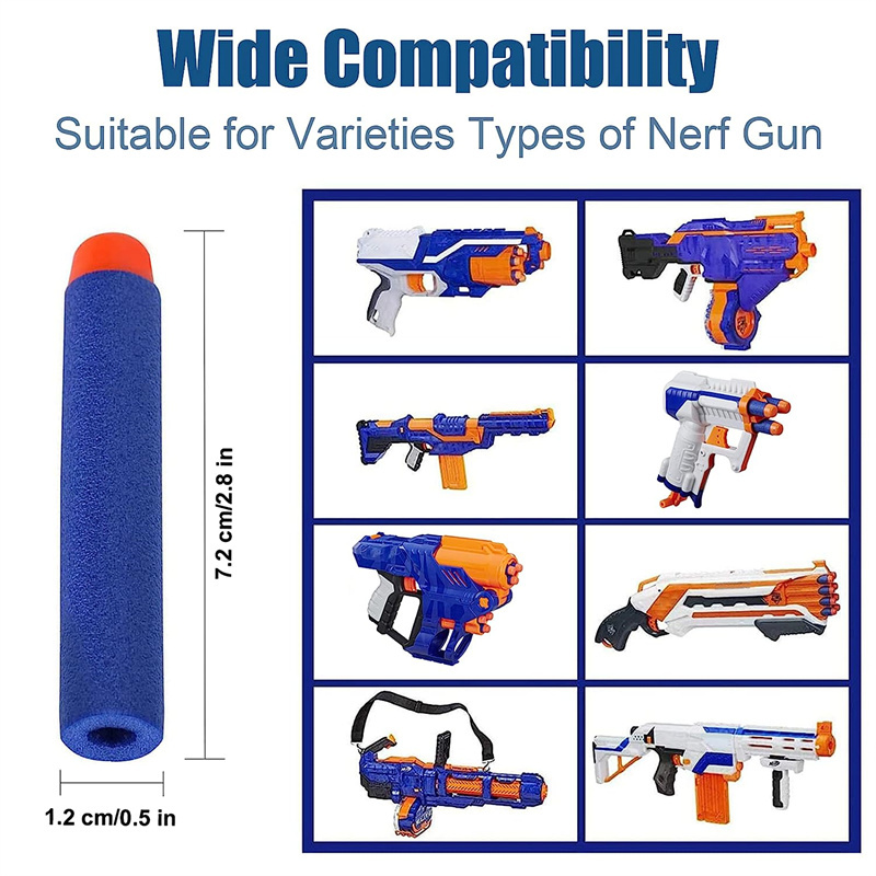 1000-50pcs Fléchettes bleues à - Foam Dart Gun avis et prix