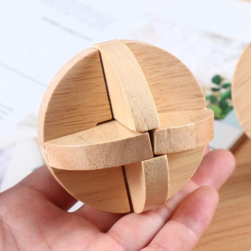 Puzzle classique Lu Ban ball e - Wooden Puzzle Kids avis et prix
