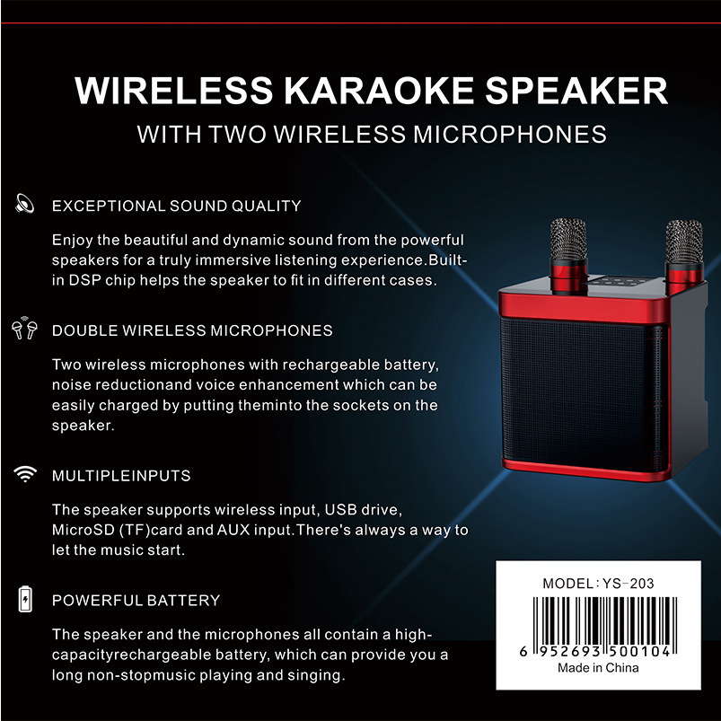 Machine de karaoké stéréo Ktv, - Kids Microphone Karaoke avis et prix